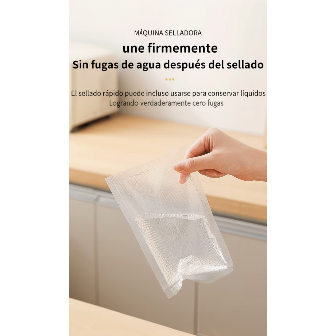 Sellador de Bolsas – Sella hasta 300 veces por Carga y Conserva tus Alimentos